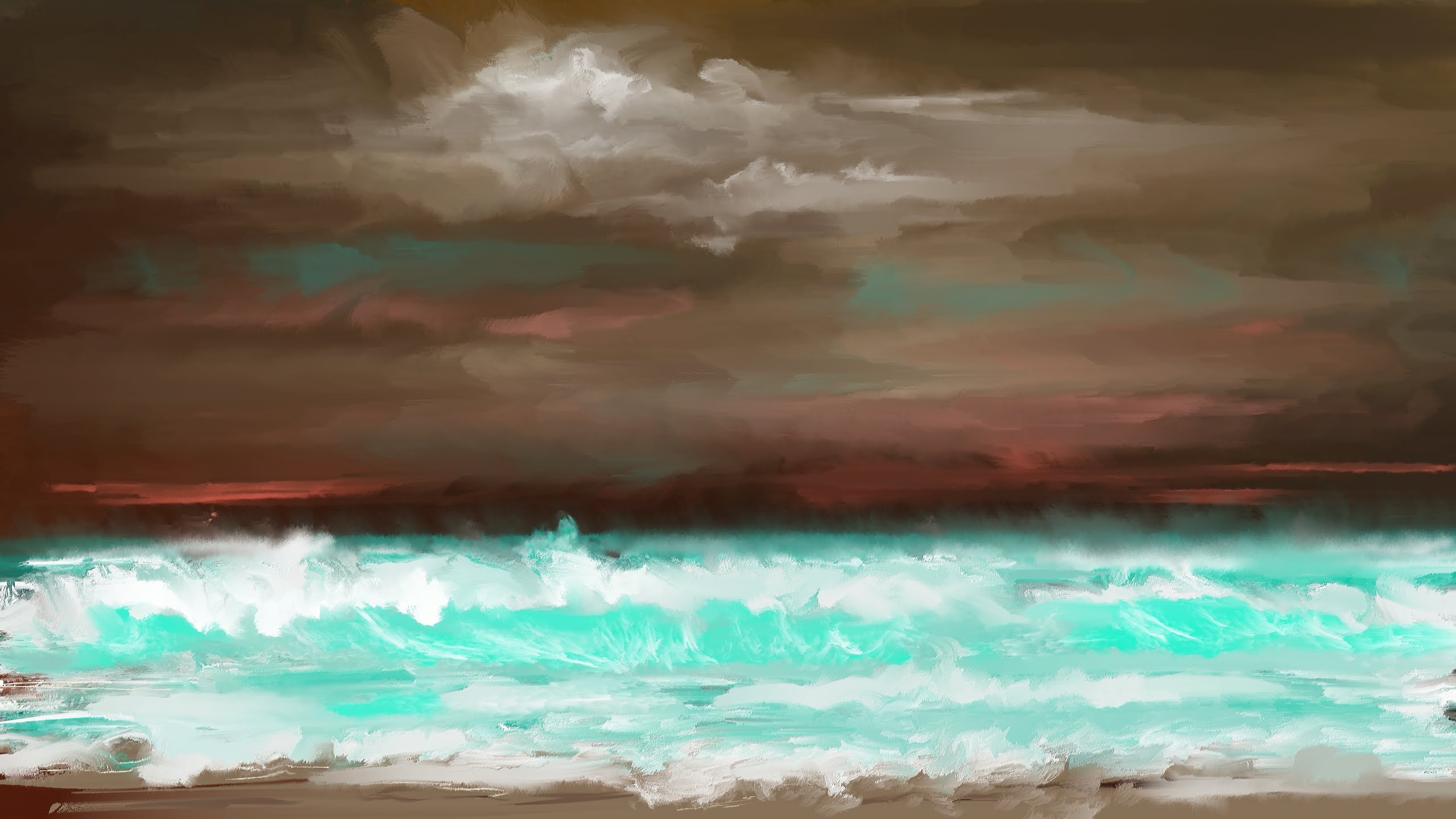 2560x1440 Digital Fine Art Speed Painting Using Corel Painter 2016 - Digital Fine Art Painting