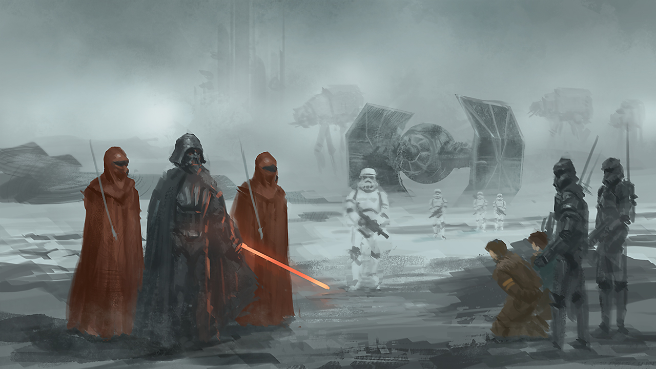 1280x720 Environment Concept Tutorial Darth Vader Star Wars - Digital Painting Environment