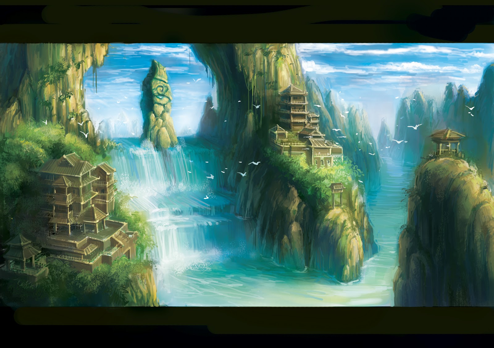 1600x1128 Jacqueline Online Portfolio - Digital Painting Environment