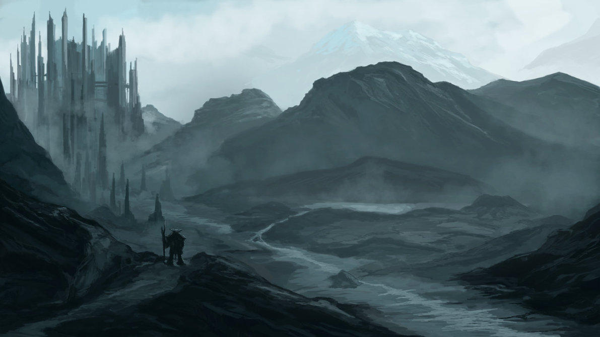 1191x670 Fantasy Landscape By Umerabbasi - Digital Painting Fantasy Landscape