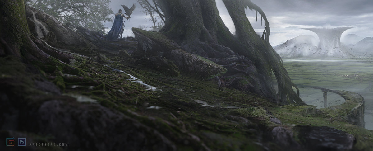 1200x485 Artstation - Digital Painting Fantasy Landscape