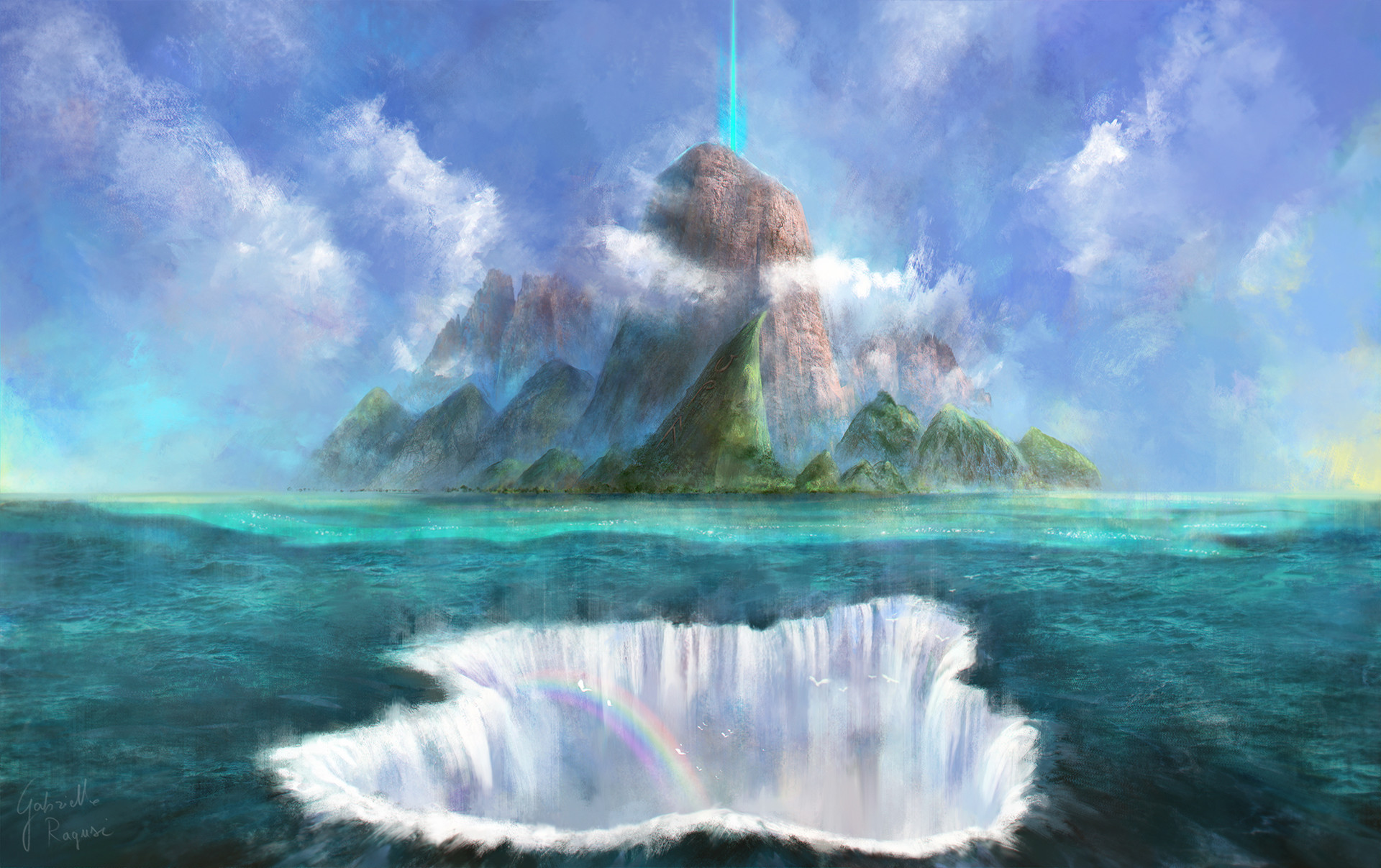 1920x1207 Artstation - Digital Painting Fantasy Landscape