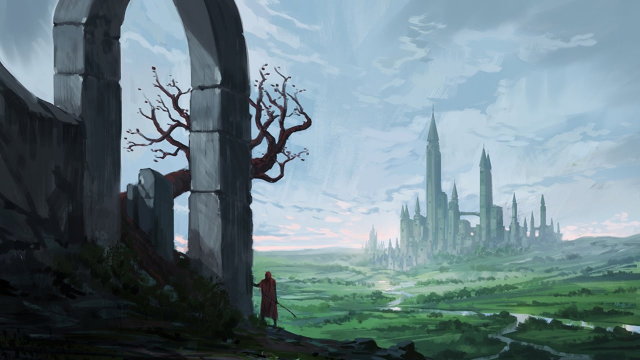 1280x720 Digital Painting - Digital Painting Fantasy Landscape