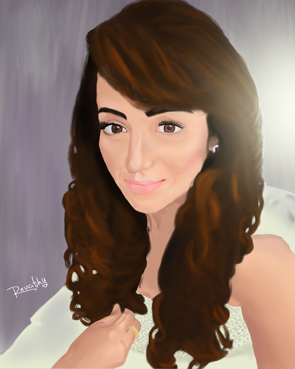 1200x1500 Digital Painting Trisha On Pantone Canvas Gallery - Digital Painting Gallery