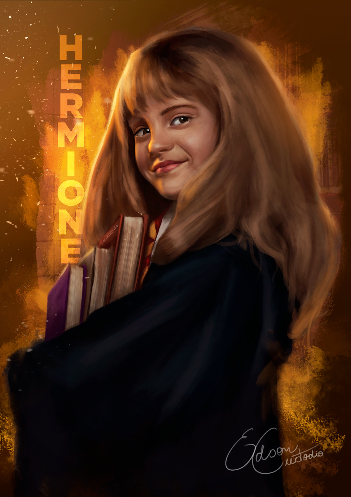 1200x1697 Hermione - Digital Painting Gallery