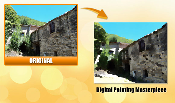 580x341 Create Online Painting Photo Effect Convertimage - Digital Painting Online