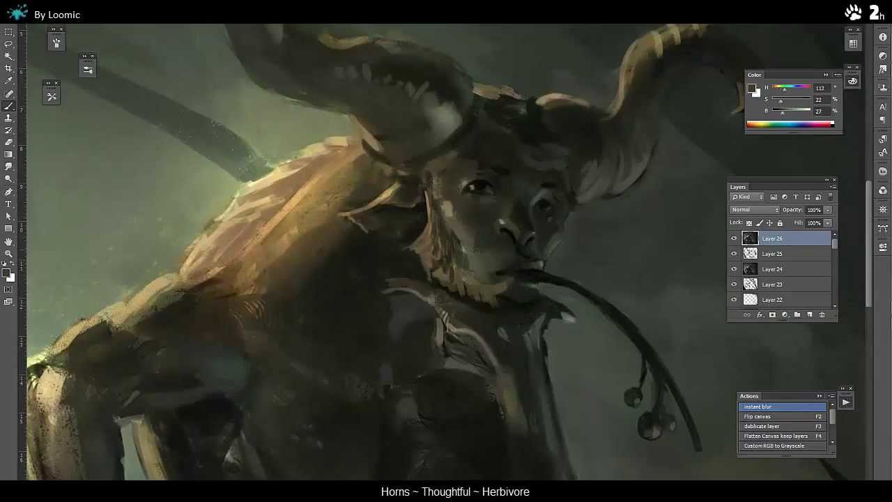 1280x720 Concept Art Session By Loomic - Digital Painting Online