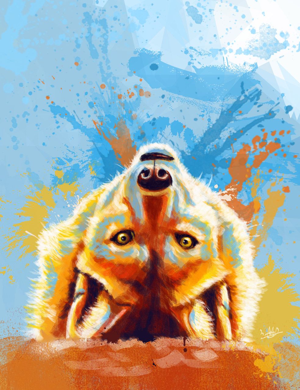 984x1279 Hey!, Digital Painting. Prints And Products Available In My - Digital Painting Prints