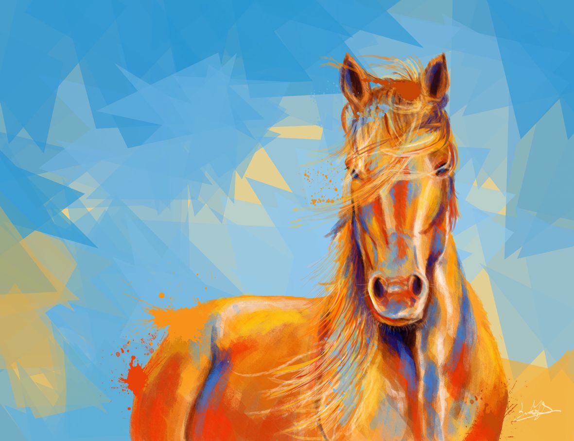 1181x909 Obedient Spirit, Digital Painting. Prints And Products Available - Digital Painting Prints