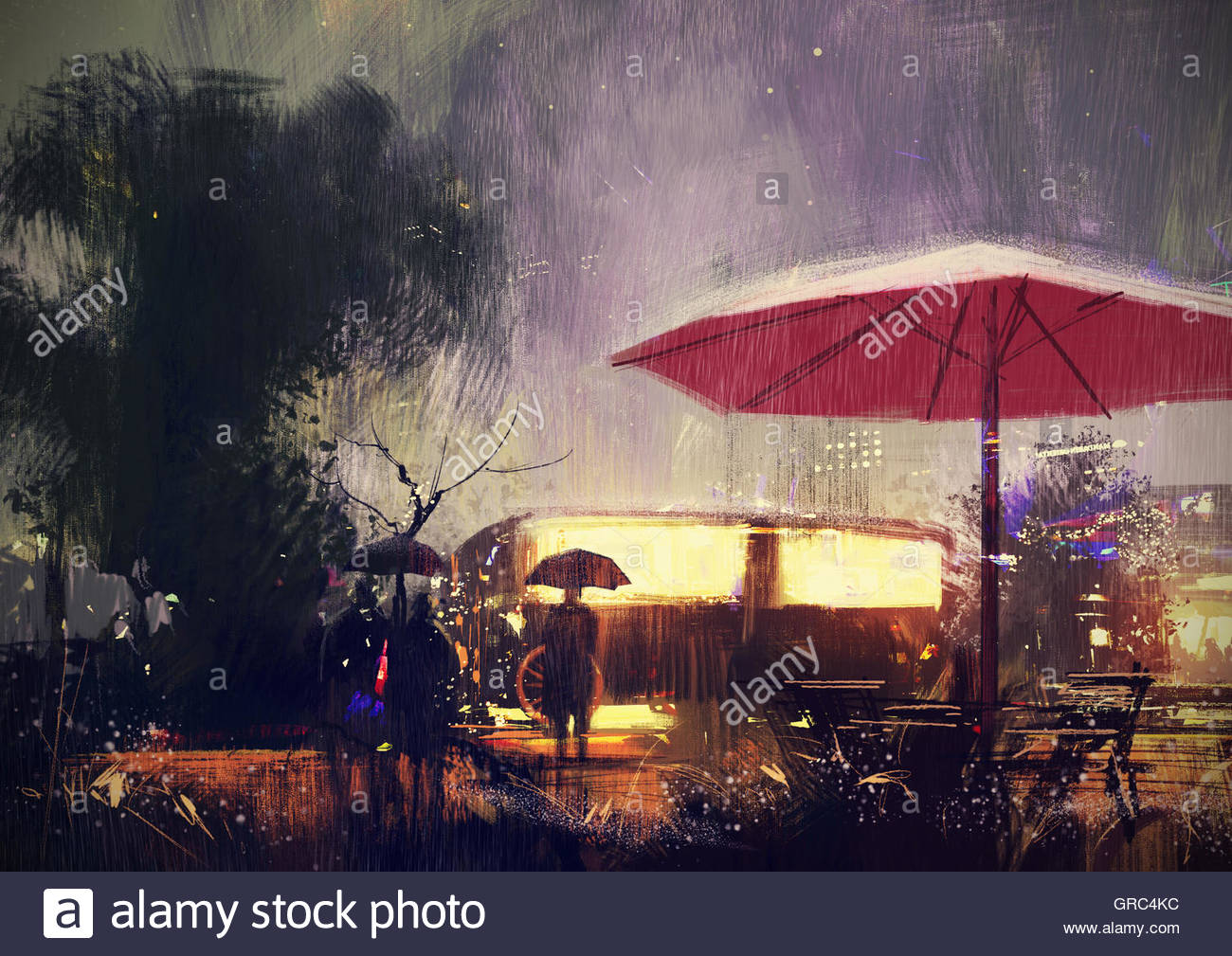 1300x1009 Outdoor Shop In The Park - Digital Painting Shop