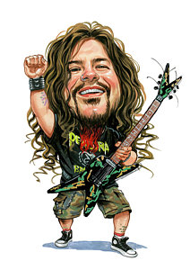 212x300 Dimebag Darrell Painting By Art - Dimebag Darrell Painting