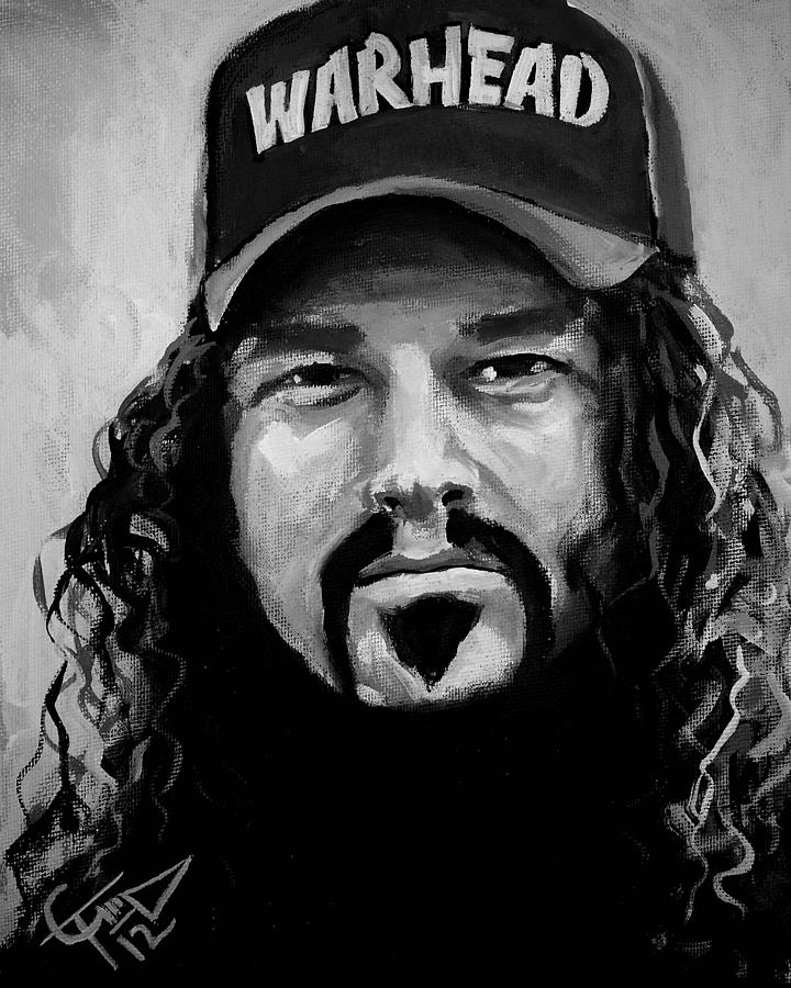 720x900 Dimebag Darrell Painting By Tom Carlton - Dimebag Darrell Painting