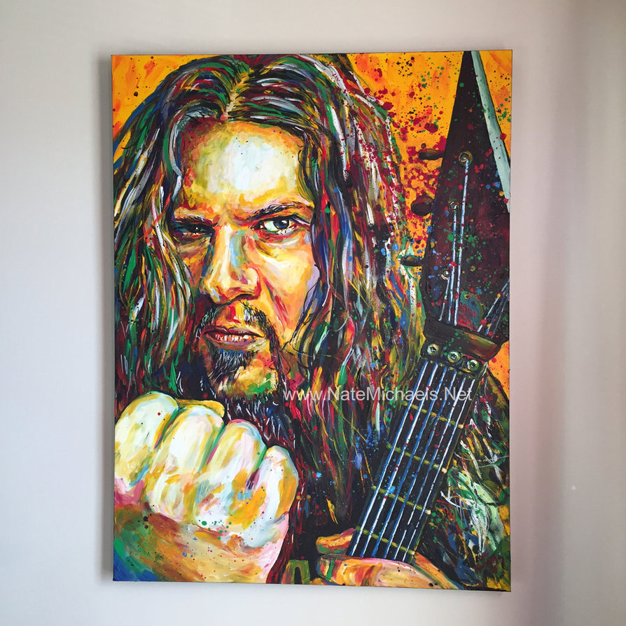 894x894 Dimebag Darrell By Natemichaels - Dimebag Darrell Painting