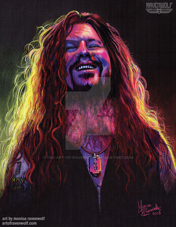 600x773 Dimebag Darrell By The Art Of Ravenwolf - Dimebag Darrell Painting