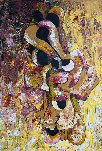 350x517 Two Dimensional Paintings By Natalie Klein And Jake Webster - Dimensional Painting