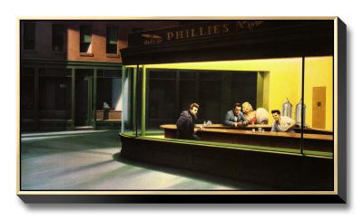 400x243 The Fine Art Diner Nighthawks And Other Predators - Diner Painting