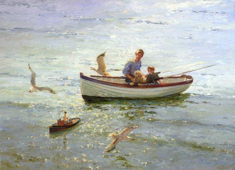 Dinghy Painting at PaintingValley.com | Explore collection of Dinghy ...