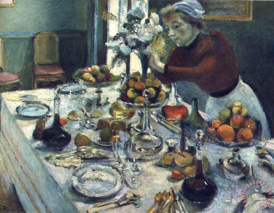 960x747 Henri Matisse The Dinner Table 1897 Painting - Dinner Table Painting
