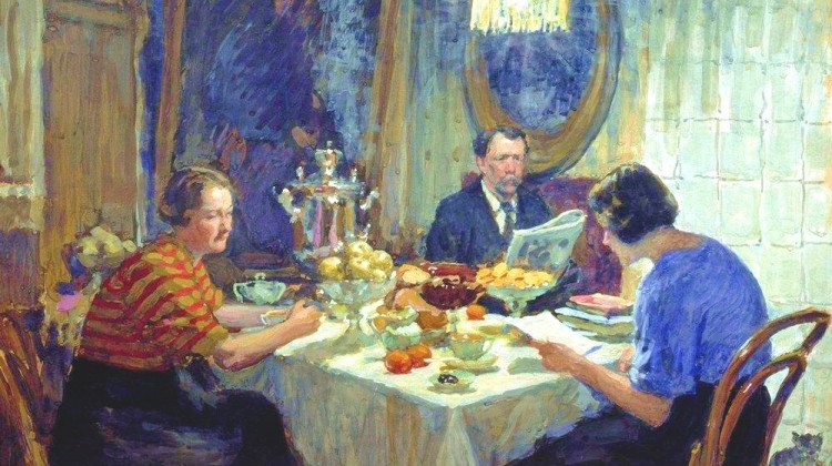 750x420 Redeeming The Family Dinner Hour - Dinner Table Painting