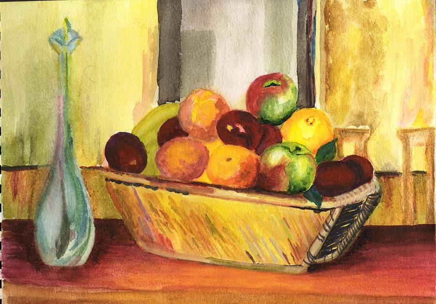 900x627 Walaa Dinner Table Painting By Selma Suliaman - Dinner Table Painting