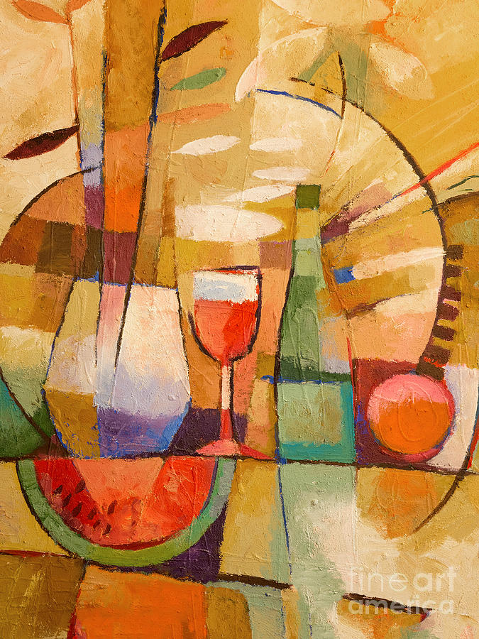 675x900 Dining Table Painting By Lutz Baar - Dinner Table Painting