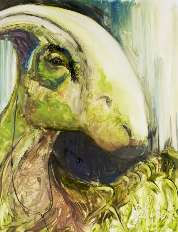 576x751 Susan Sherwin - Dino Painting