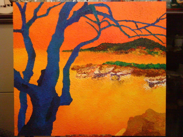 640x480 Dino Bakic Artwork No4 Original Painting Oil Abstract Art - Dino Painting