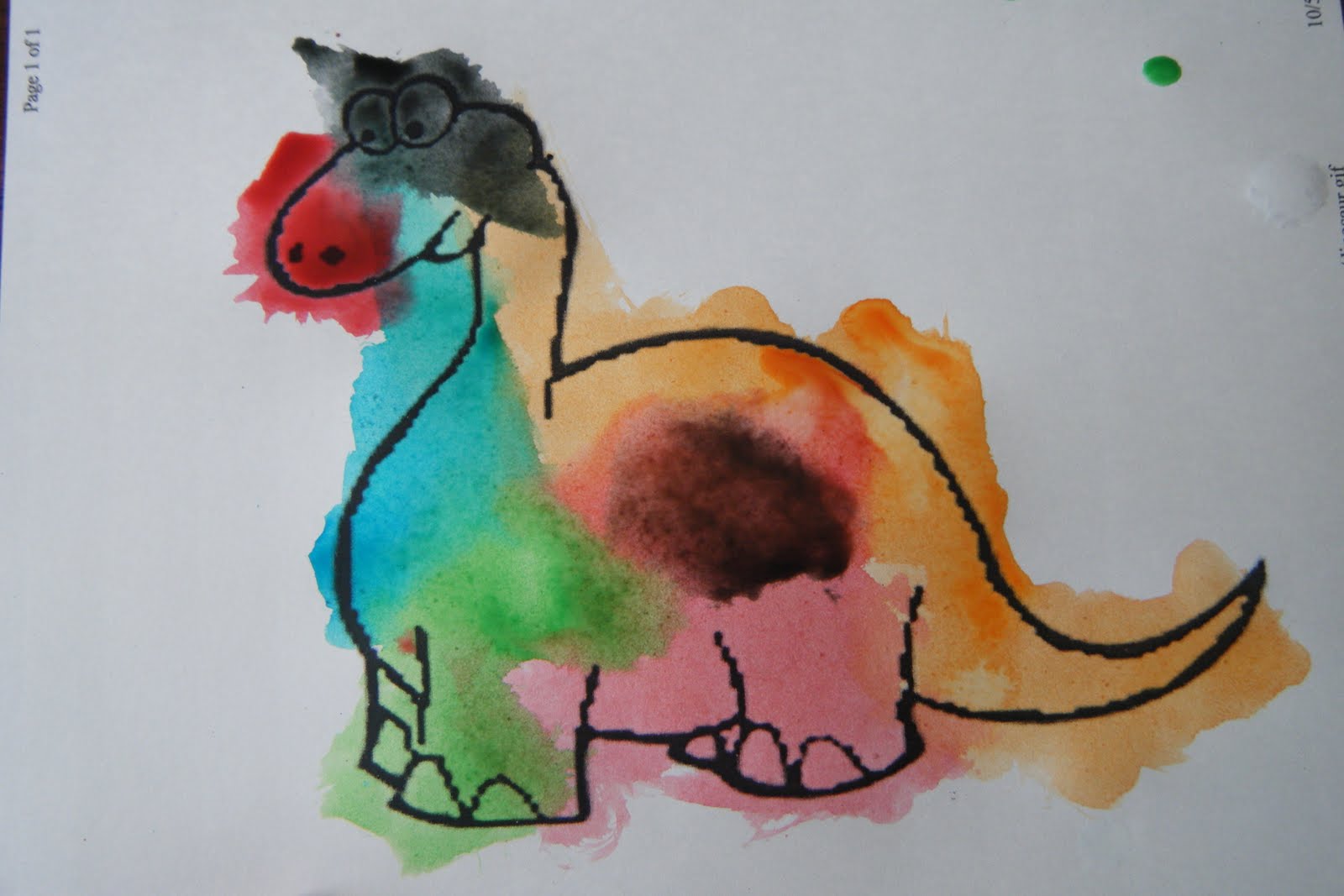 1600x1067 Smarty Pants Preschool Painting Dinosaurs - Dinosaur Kids Painting