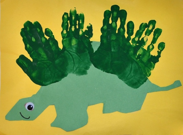 599x442 Dinosaur Arts And Crafts For Preschool - Dinosaur Kids Painting