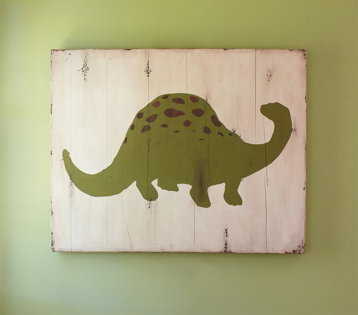 710x626 Dino Art Pottery Barn Kids - Dinosaur Painting For Kids