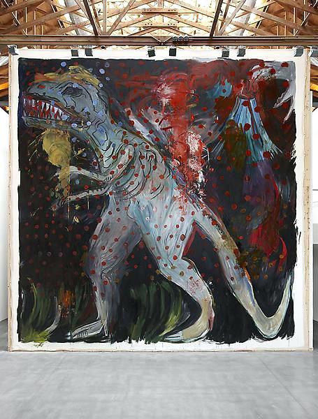 455x600 Dinosaur Painting Hunting Stegosaurus Herd Dinosaurs Art - Dinosaur Painting Online