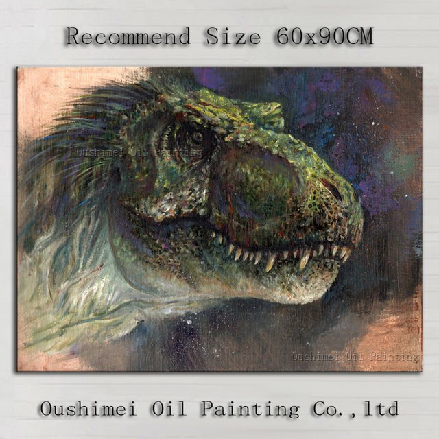 640x640 Online Shop Superb Artist Handmade Unique Wall Painting Huge - Dinosaur Painting Online