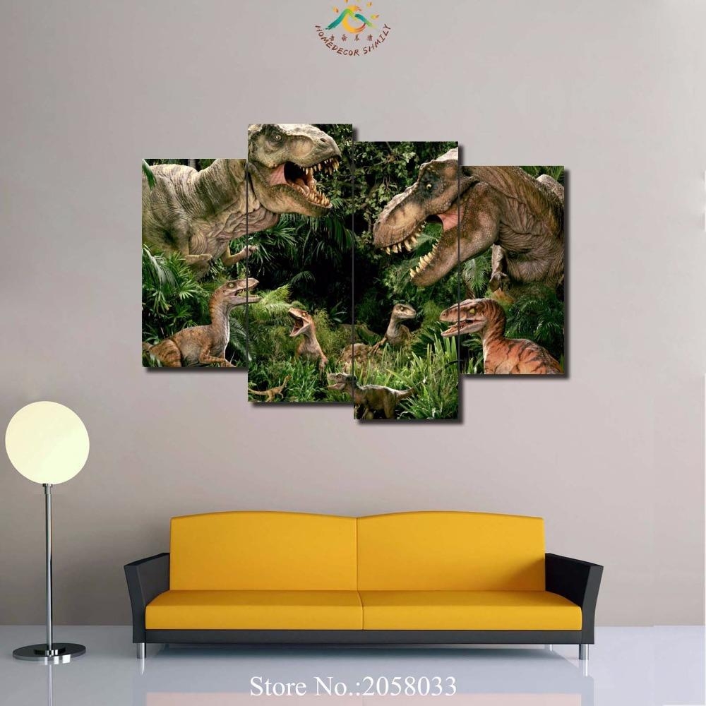 1000x1000 Wall Art Ideas Dinosaur Canvas Wall Art (Explore - Dinosaur Painting Online