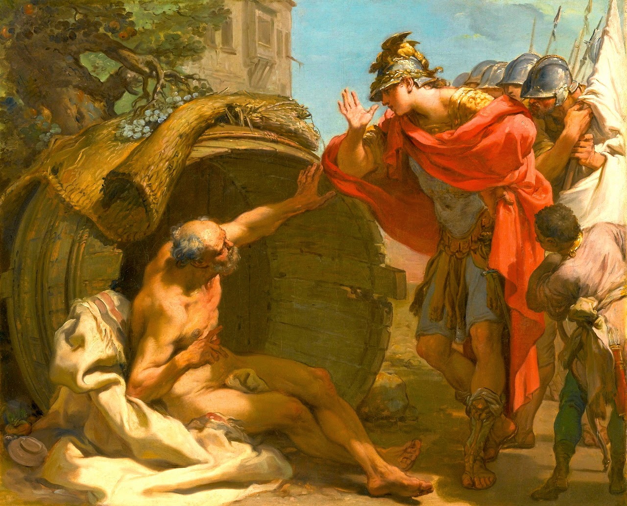 1280x1032 Diogenes And Alexander Self Mastery As Radical Freedom American - Diogenes Of Sinope Painting