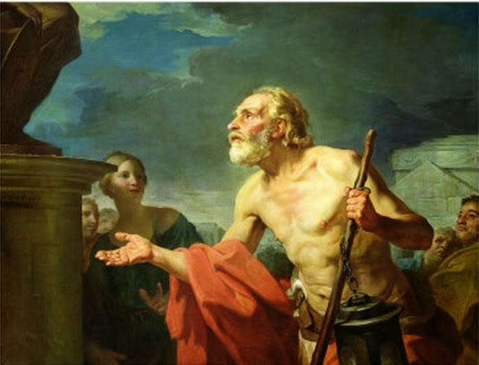 699x533 Neiman My Arts Paintings Blogs Philosopher Diogenes - Diogenes Of Sinope Painting
