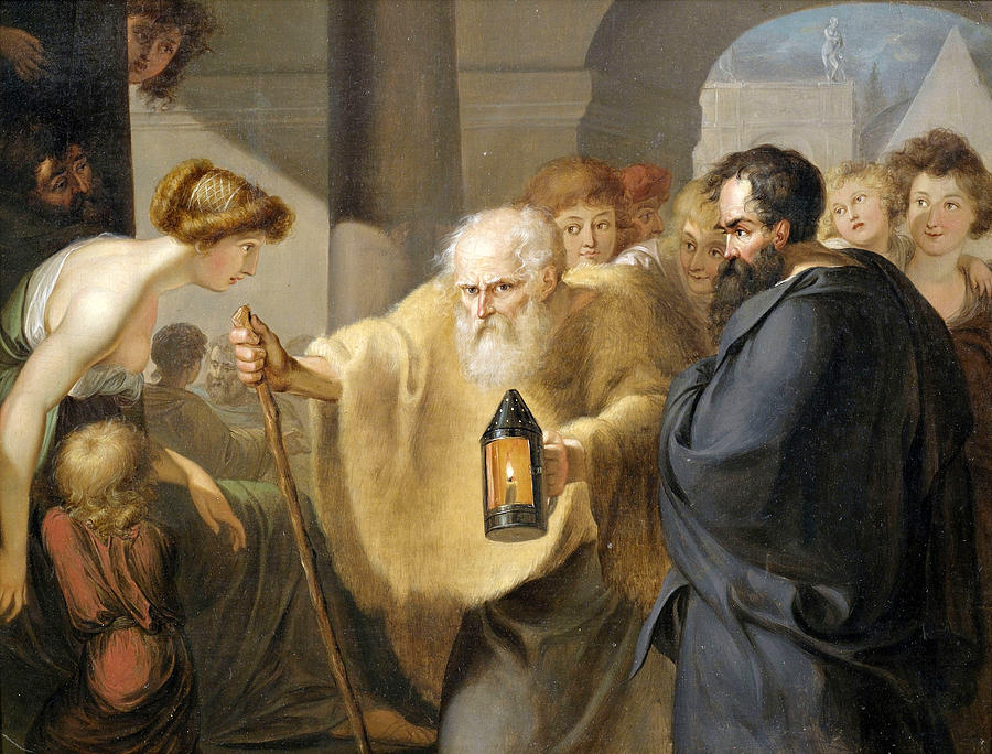 900x684 Diogenes Painting By Unknown - Diogenes Painting