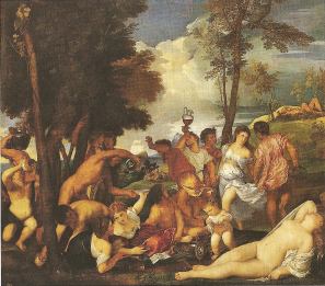 297x261 Greek Mythology Paintings (Museo Del Prado, Madrid) - Dionysus Painting