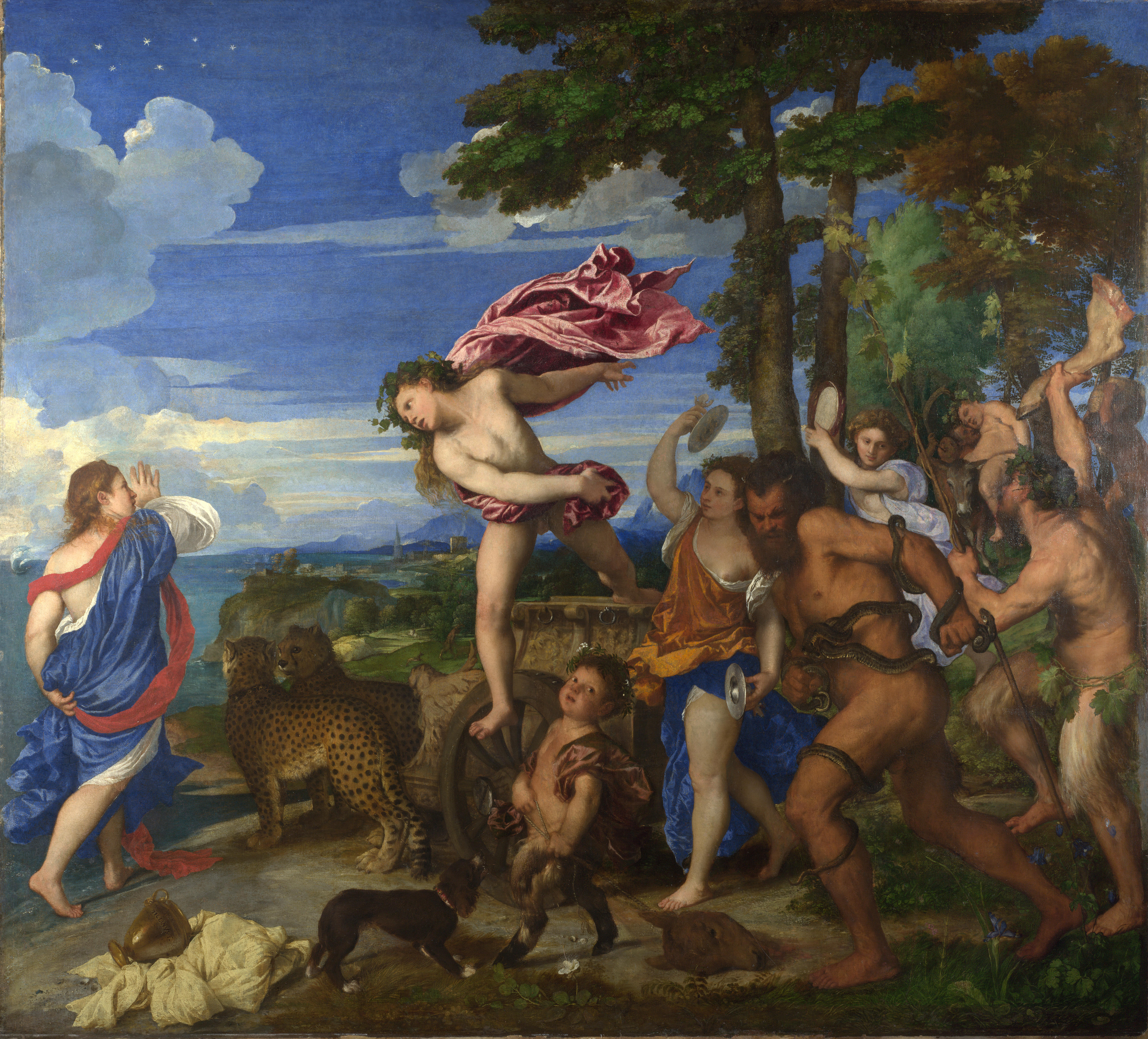 4670x4226 Ariadne - Dionysus Painting