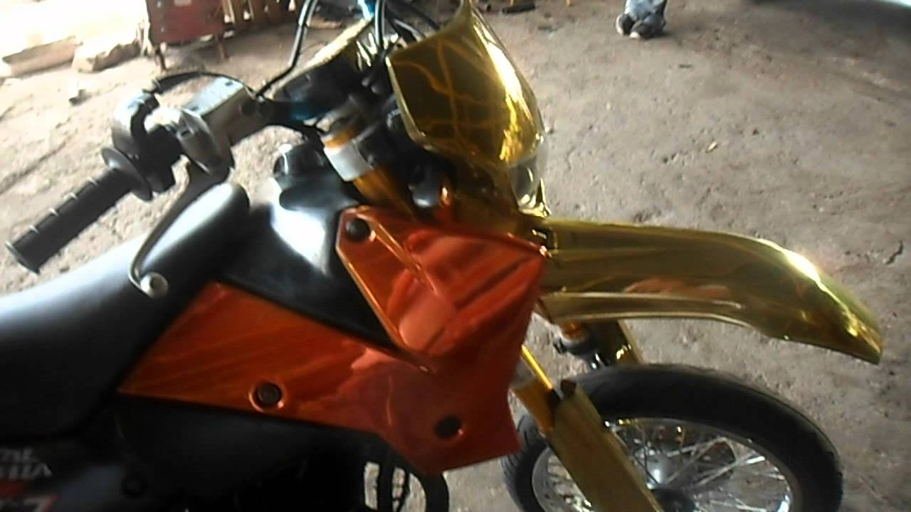 1280x720 Spray On Chrome Dirt Bike 1 - Dirt Bike Painting