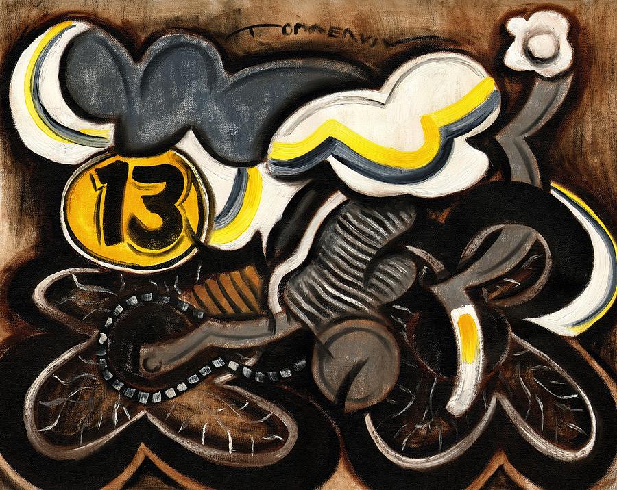 900x716 Dirt Bike - Dirt Bike Painting