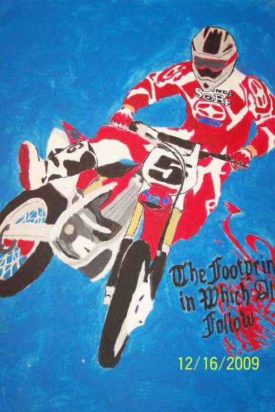 400x600 Dirt Bike Teen Ink - Dirt Bike Painting