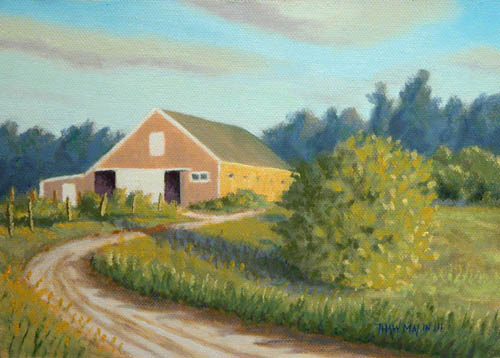 500x358 Dirt Road Thaw Malin Art - Dirt Road Painting