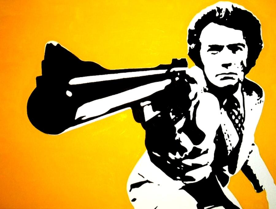 900x681 Dirty Harry Painting By Dan Carman - Dirty Harry Painting
