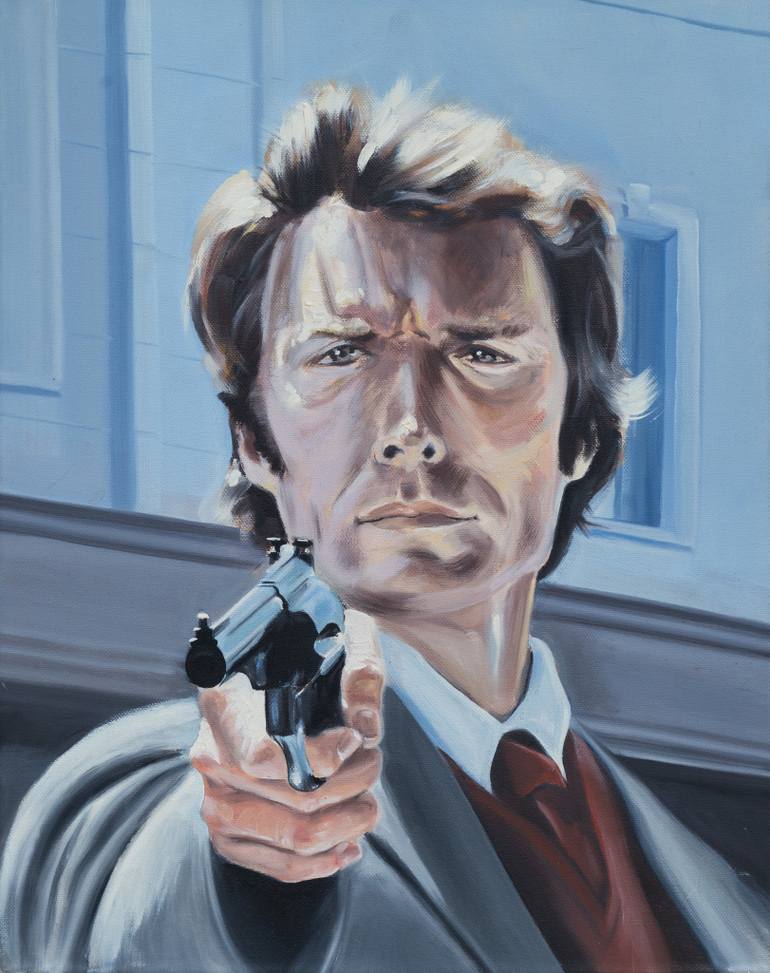 770x973 Saatchi Art Dirty Harry Painting By Oliver Nasteski - Dirty Harry Painting