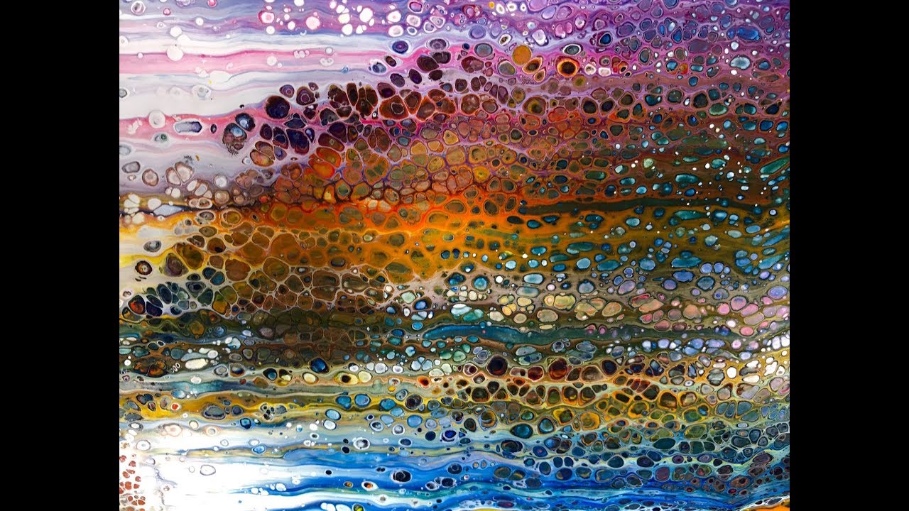 1280x720 Acrylic Pour Painting A Dirty Pour And The Save Yourself Swipe - Dirty Painting