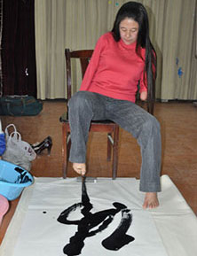 222x289 Asian Art And Crafts By Chinese Disabled Artists - Disabled Artists Painting