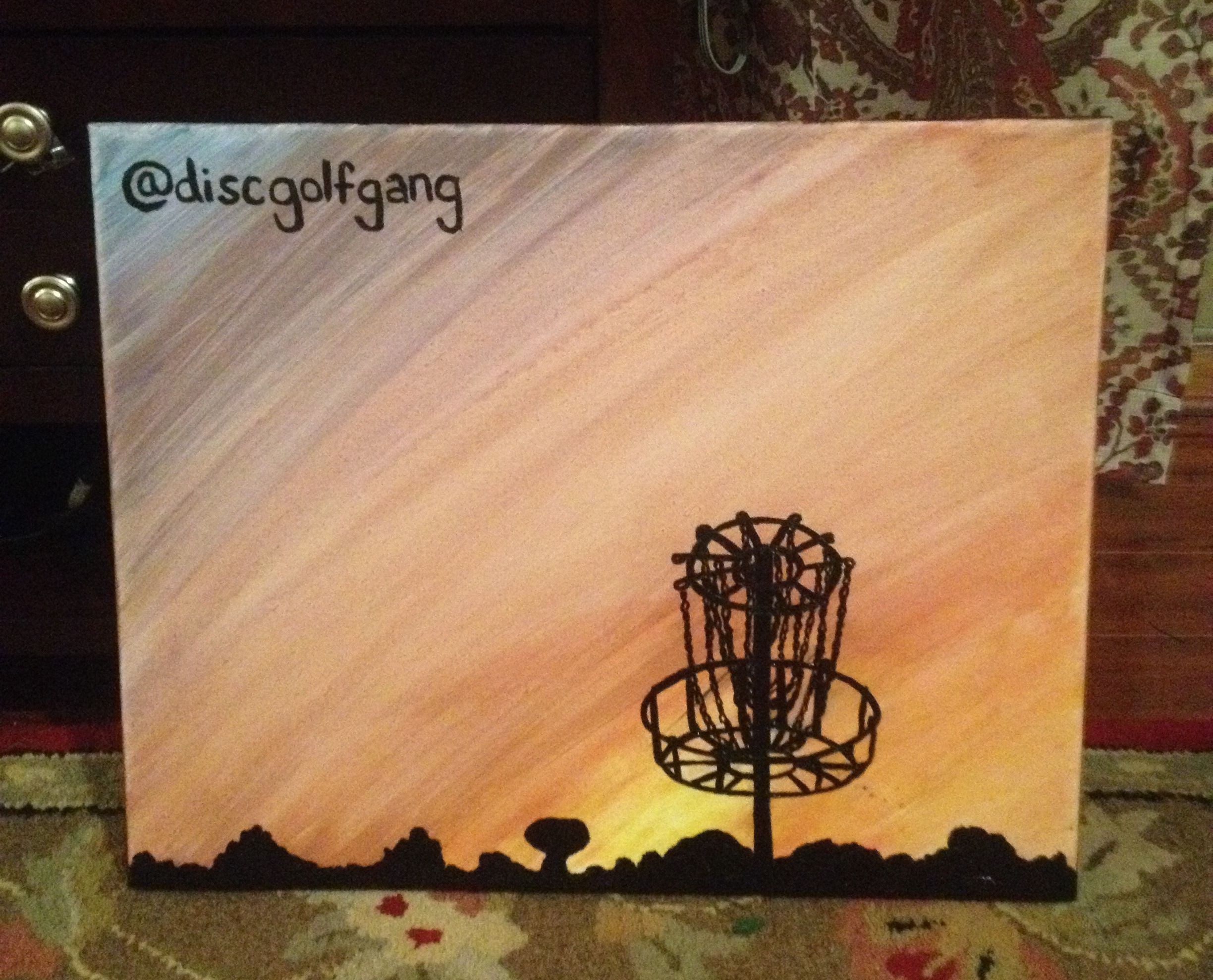 2448x1978 Disc Golf Painting For A Friend. Paint Golf - Disc Golf Painting