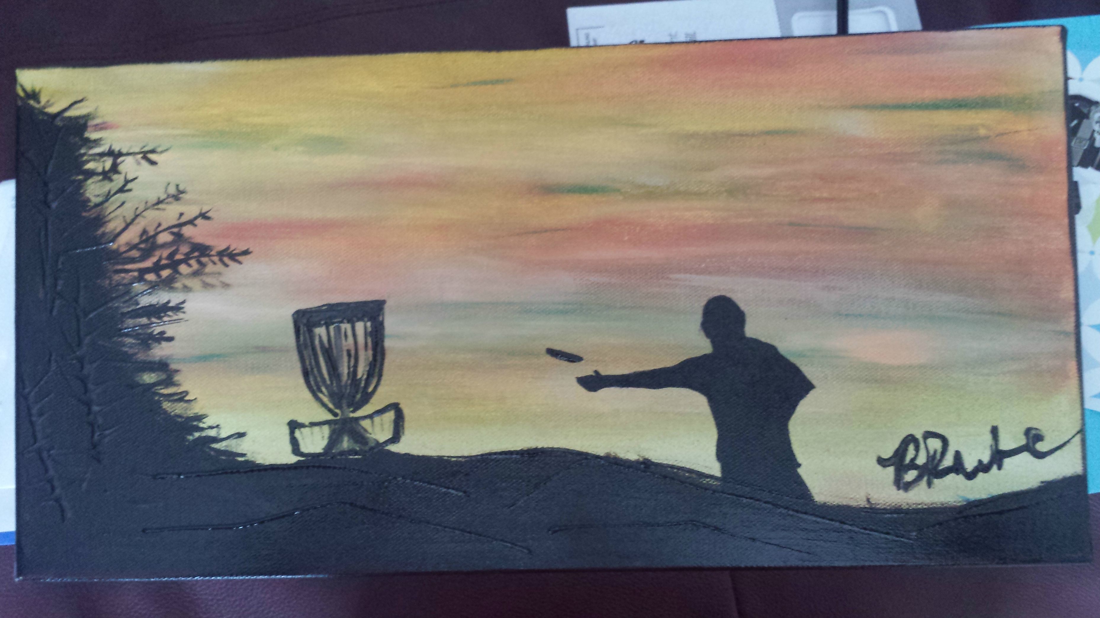 Disc Golf Painting at Explore collection of Disc