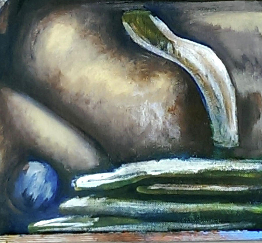 900x833 Sandy Point Disc Golf Painting By Kelly Darrah - Disc Golf Painting