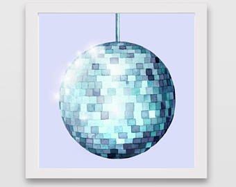 340x270 Disco Ball Art Etsy - Disco Ball Painting